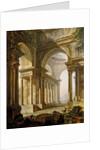 Temple in Ruins, 18th century by Pierre Antoine Demachy