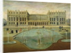 Chateau de Versailles from the Garden Side, before 1678 by French School