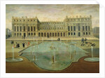 Chateau de Versailles from the Garden Side, before 1678 by French School