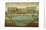 Chateau de Versailles from the Garden Side, before 1678 by French School
