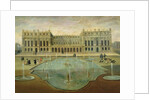 Chateau de Versailles from the Garden Side, before 1678 by French School
