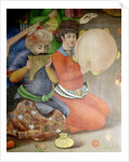 Detail of the musicians by Islamic School