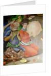 Detail of the musicians by Islamic School