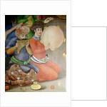 Detail of the musicians by Islamic School