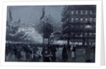 The Grands Boulevards, Paris, decorated for the Celebration of the Franco-Russian Alliance in October 1893 by Luigi Loir