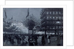 The Grands Boulevards, Paris, decorated for the Celebration of the Franco-Russian Alliance in October 1893 by Luigi Loir
