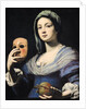 Woman with a Mask, 17th century by Lorenzo Lippi