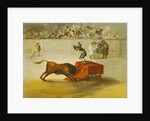 Martincho's Other Folly in the Bull Ring at Saragossa, after a painting by Francisco Goya by Eugenio Lucas y Padilla