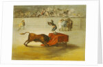 Martincho's Other Folly in the Bull Ring at Saragossa, after a painting by Francisco Goya by Eugenio Lucas y Padilla