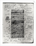 Page from one of Balzac's works with handwritten corrections by Honore de Balzac