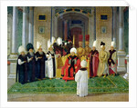 Reception at the Court of the Sultan Selim III by Turkish School