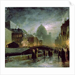 Illuminations in St. Petersburg, 1869 by Fedor Aleksandrovich Vasiliev