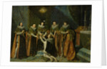 Louis XIII Receiving Henri d'Orleans Duc de Longueville, into the Order of the Saint Esprit, 1633 by Philippe de Champaigne