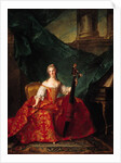 Madame Henriette de France in Court Costume Playing a Bass Viol, 1754 by Jean-Marc Nattier