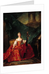 Madame Henriette de France in Court Costume Playing a Bass Viol, 1754 by Jean-Marc Nattier