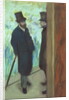 Friends at the Theatre, Ludovic Halevy and Albert Cave 1878-79 by Edgar Degas