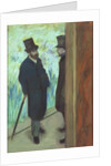Friends at the Theatre, Ludovic Halevy and Albert Cave 1878-79 by Edgar Degas