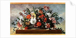 Woven Basket Filled with Flowers by Jean-Baptiste Belin de Fontenay