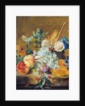 Flowers and Fruit, 18th century by Jan van Huysum