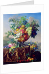 Coupe with Flowers and Fruit by Jean Francois Bony