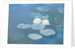 Waterlilies, Evening, 1897 by Claude Monet