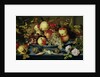 Still Life with Fruit, Flowers and Seafood by Balthasar van der Ast