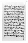 Copy of 'Partita in D Minor for Violin' by Johann Sebastian Bach by Anna Magdalena Bach