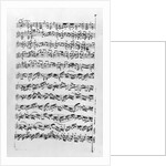 Copy of 'Partita in D Minor for Violin' by Johann Sebastian Bach by Anna Magdalena Bach