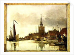 View of Overschie near Rotterdam, 1856 by Johan-Barthold Jongkind