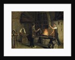Interior of the Forge, 1837 by Rosine Parran