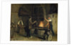 Interior of the Forge, 1837 by Rosine Parran