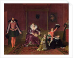 Henri IV King of France and Navarre Playing with his Children as the Ambassador of Spain Makes his Entrance, 1817 by Jean Auguste Dominique Ingres