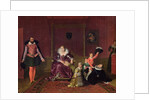 Henri IV King of France and Navarre Playing with his Children as the Ambassador of Spain Makes his Entrance, 1817 by Jean Auguste Dominique Ingres