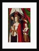 The Bourbon Altarpiece, right hand panel depicting St. Anne presenting Anne of France and her daughter, Suzanne of Bourbon c.1498 by Master of Moulins