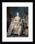 Jeanne Poisson the Marquise de Pompadour, 1755 by Maurice Quentin de la Tour
