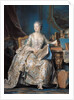 Jeanne Poisson the Marquise de Pompadour, 1755 by Maurice Quentin de la Tour