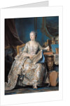 Jeanne Poisson the Marquise de Pompadour, 1755 by Maurice Quentin de la Tour