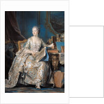 Jeanne Poisson the Marquise de Pompadour, 1755 by Maurice Quentin de la Tour