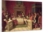 Moliere Dining with Louis XIV 1857 by Jean Auguste Dominique Ingres