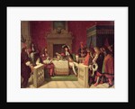 Moliere Dining with Louis XIV 1857 by Jean Auguste Dominique Ingres