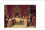 Moliere Dining with Louis XIV 1857 by Jean Auguste Dominique Ingres