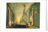 View of the Grand Gallery of the Louvre During Restoration, 1798-99 by Hubert Robert