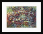 The Japanese Bridge at Giverny, 1918-24 by Claude Monet
