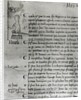 Page from 'The Register of the Council of the Parliament of Paris' depicting Joan of Arc, 10th May 1429 by French School