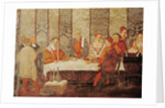 Banquet Given by Bartolomeo Colleoni for King Christian I of Denmark, 1520-30 by Girolamo Romanino
