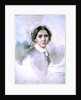 Portrait of Clara Schumann 1853 by Jean Joseph Bonaventure Laurens