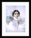 Portrait of Clara Schumann 1853 by Jean Joseph Bonaventure Laurens