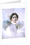 Portrait of Clara Schumann 1853 by Jean Joseph Bonaventure Laurens