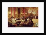 Concert in the Galerie des Guise at Chateau d'Eu, 4th September 1843, 1844 by Eugene-Louis Lami