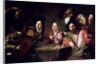 Meeting of Drinkers by Bartolomeo (after) Manfredi